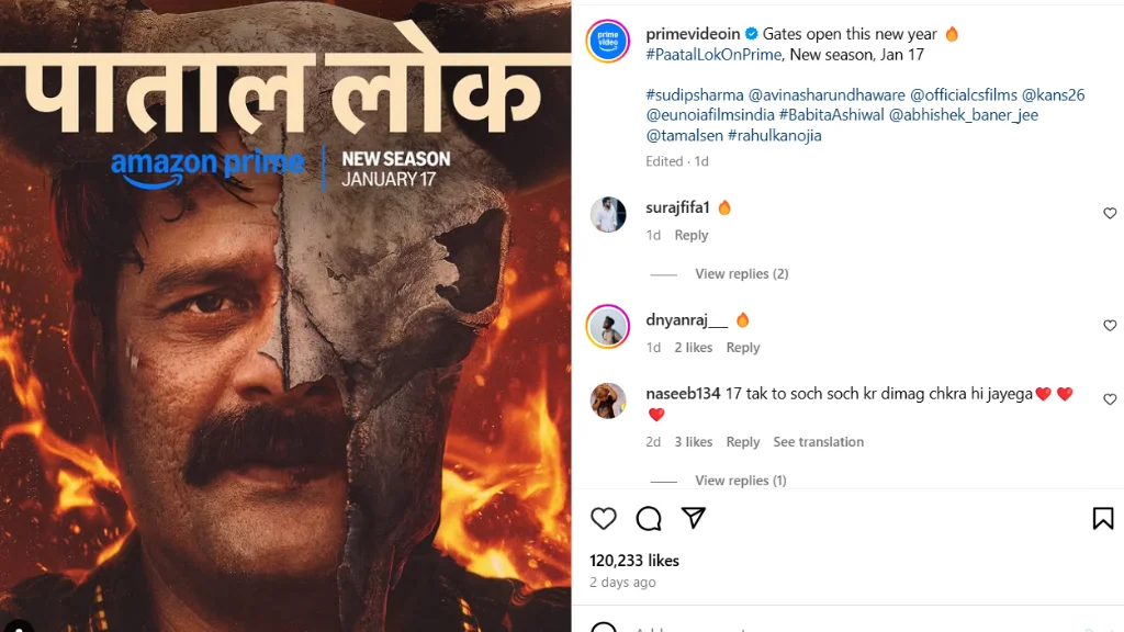 Fans reacting to Paatal Lok Season 2