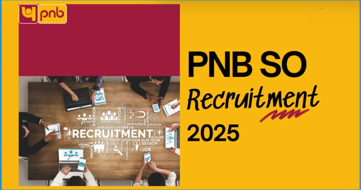 PNB SO Recruitment 2025