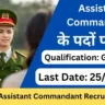 UPSC CAPF Recruitment 2025