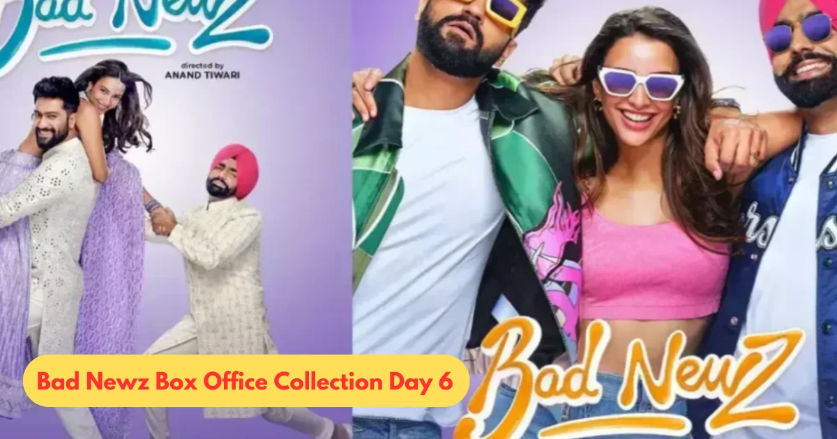 Bad Newz Box Office Collection Day 6: बेड न्यूज़ के ताबड़ तो कमाई के चलते मिस्टर एंड मिसिज माही को छोड़ा पीछे 1.2 Bad Newz Box Office Collection Day 6